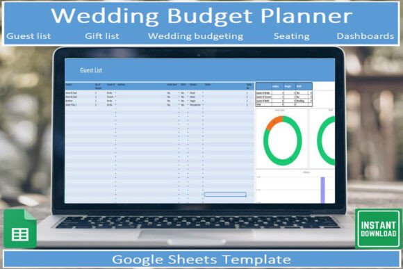 All in One Wedding Planner I Google Sheets Guide