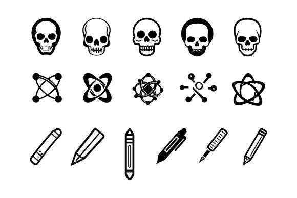 Idea Icons Set Flat Vector: Visual Thinking for Modern Projects