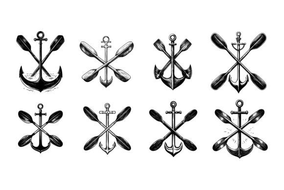 Knight Swords Isolated Design Assets