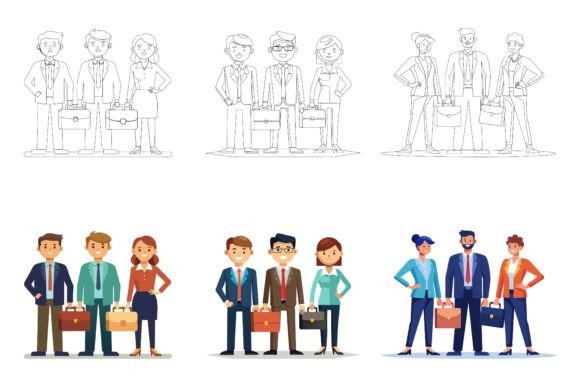 Office Worker Set: A Practical Evaluation for Designers and Content Creators