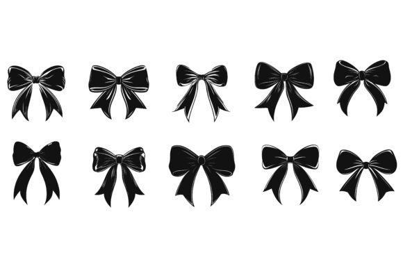 Set of Graphical Decorative Bows: Why This Design Collection Stands Out for Creative Projects