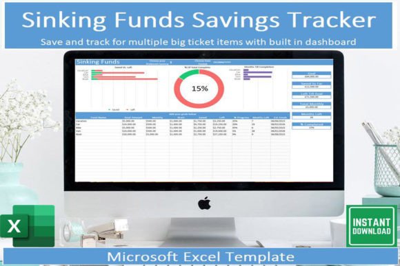 Sinking Funds Tracker I Excel