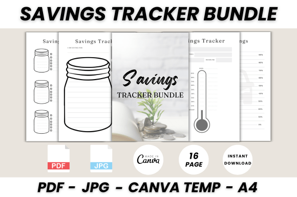 The Ultimate Savings Tracker Bundle: Your Complete Guide to Smart Money Management with Canva Templates