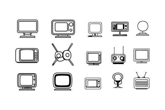 Tv Icon Vector: The Smart Foundation for Clean Digital Design