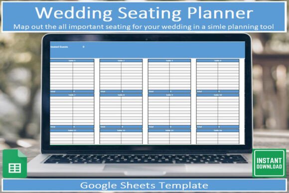Wedding Seating Planner for Google Sheets