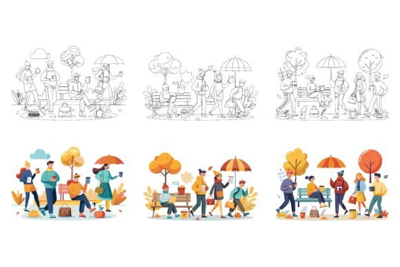 Winter Landscapes: A Versatile AI EPS Illustration Collection for Creatives